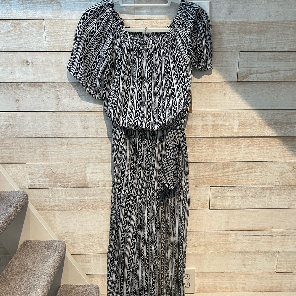 2 piece set skirt with shorts and off the shoulder top